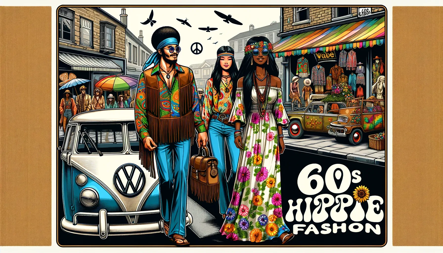 60s Hippie Fashion: Embracing the Ideals of Peace, Love, and Freedom